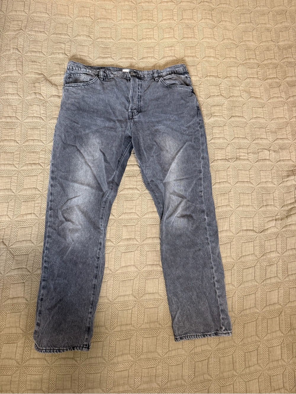 Frame Denim Le Slouch Grey Washed Jeans